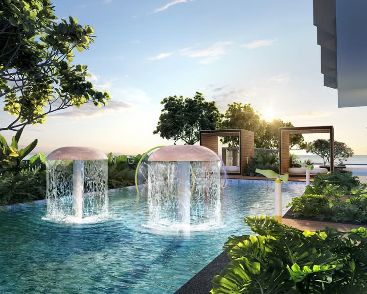 Kids water play and pool facilities at Clarissa Langkawi